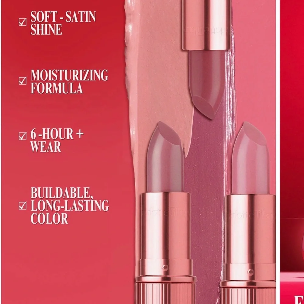 NWT - Charlotte Tilbury Lip Gloss & Lipstick Set